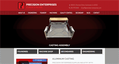 Desktop Screenshot of precision-enterprises.com